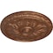 Ekena Millwork Kirke Ceiling Medallion (Fits Canopies up to 3 3/4"), Hnd-Painted Polished Copper, 15 3/4"OD x 5/8"P CM16KIPOS - alternate 4